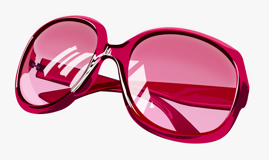 Transparent Pink Sunglasses Png - Tendances A1, Transparent Clipart