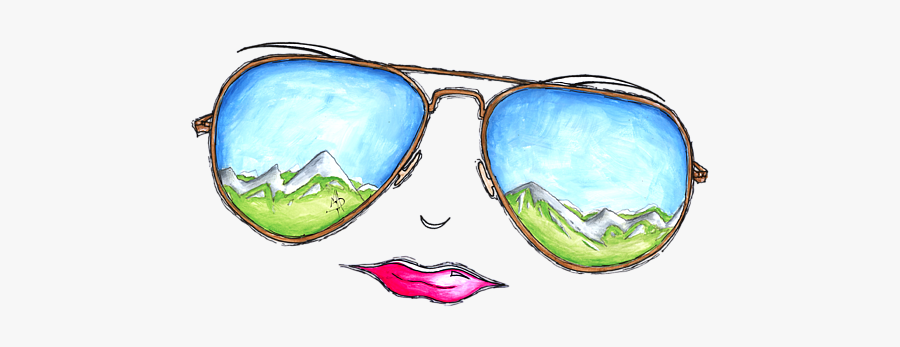 Sunglasses Painting Easy, Transparent Clipart