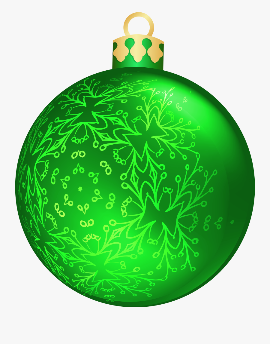Green Christmas Ball Png Clipart - Christmas Ball Clipart Png, Transparent Clipart