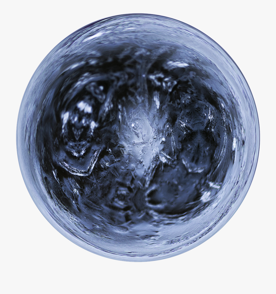 Ice Ball Bubble Glass Ball Png Image - Ice Crystal Ball Png, Transparent Clipart