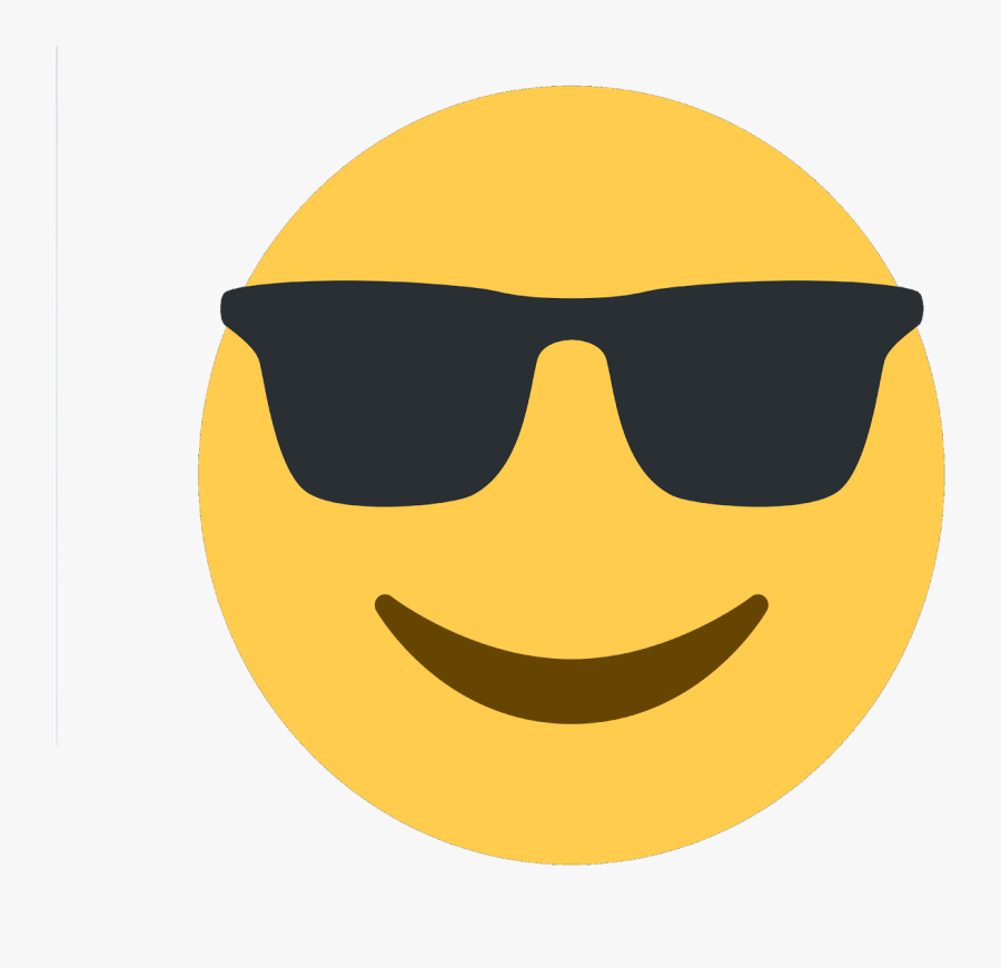 Emoticon Sunglasses Smiley Iphone Go Emoji Clipart - Sunglasses Emoji Transparent Background, Transparent Clipart