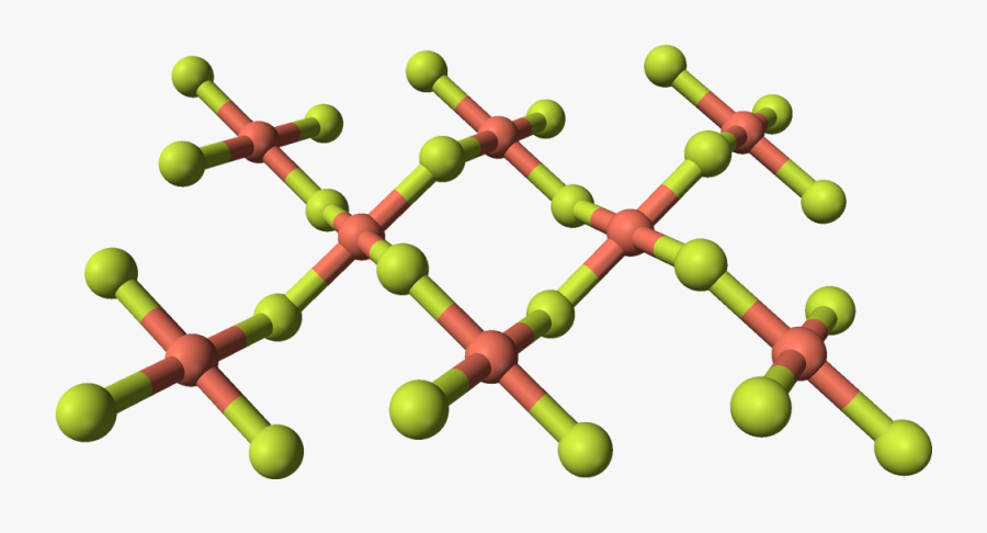 Copper Fluoride Layer 3d Balls Clipart , Png Download - Copper Ball And Stick Model, Transparent Clipart