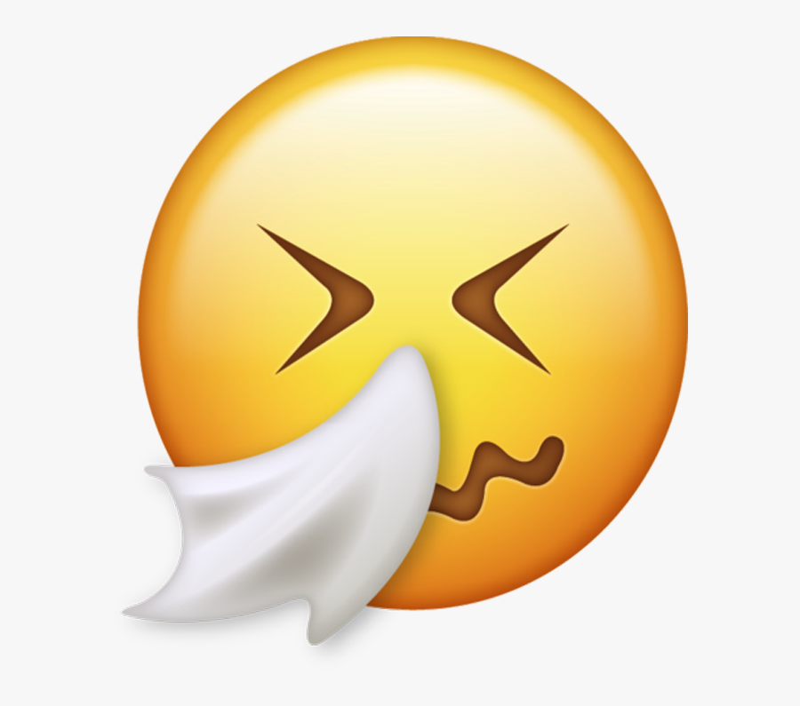 Sneezing Emoji Png - Sneezing Emoji Transparent Background, Transparent Clipart