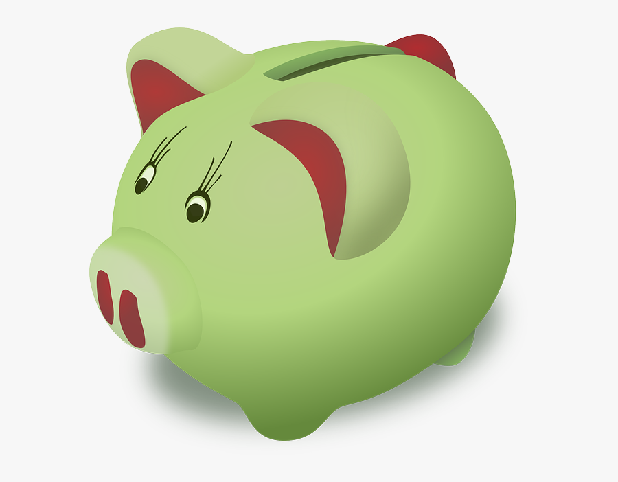 Piggy Bank Clip Art, Transparent Clipart