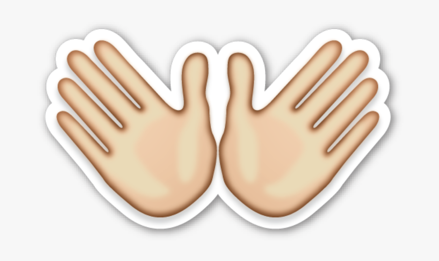 Banner Free Library Emoji Free On Dumielauxepices Net - Hand Clipart Transparent Background, Transparent Clipart