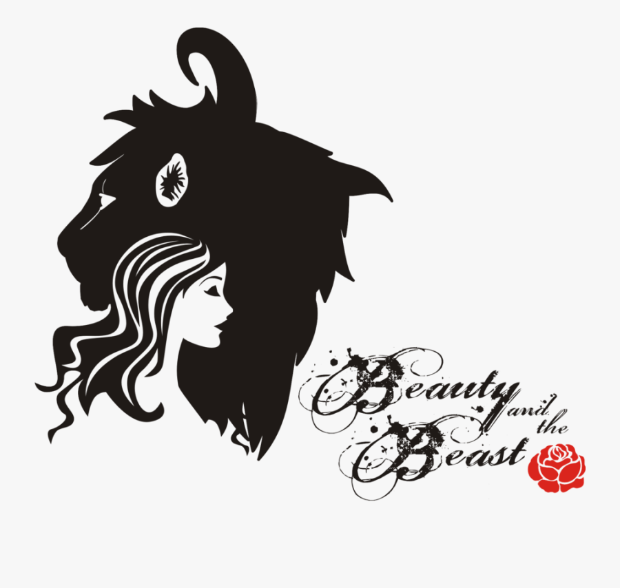 Beauty And The Beast By *momo-lady - Beauty And The Beast Vector, Transparent Clipart