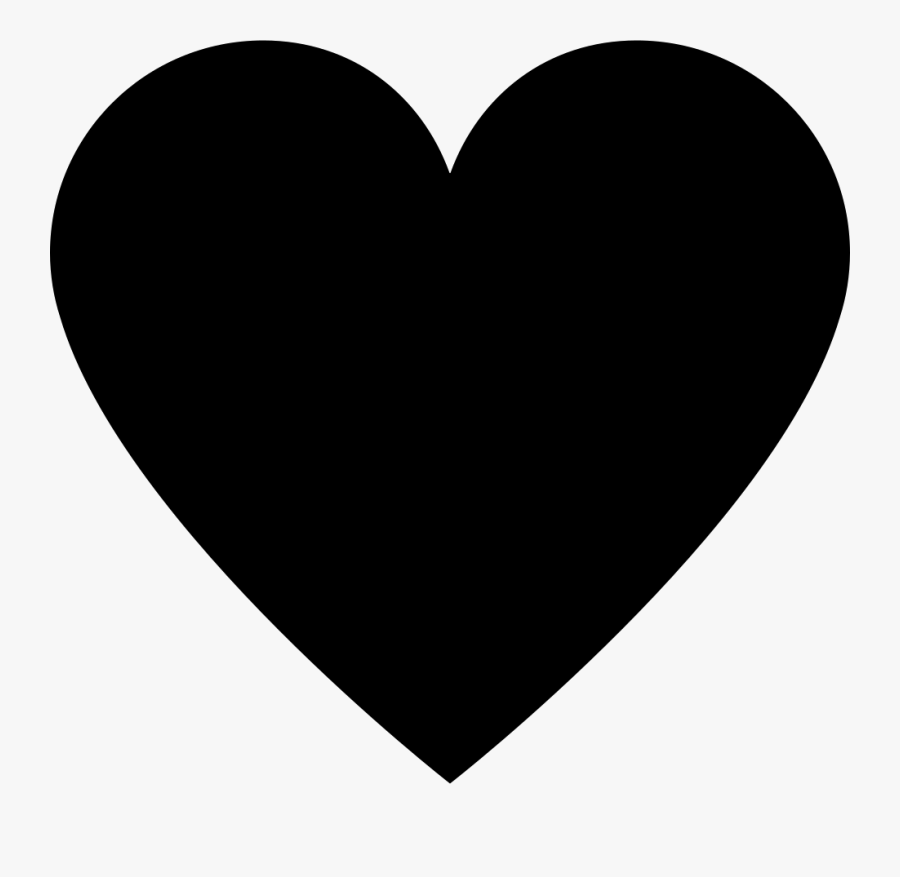 Heart Clipart Silhouette, Transparent Clipart