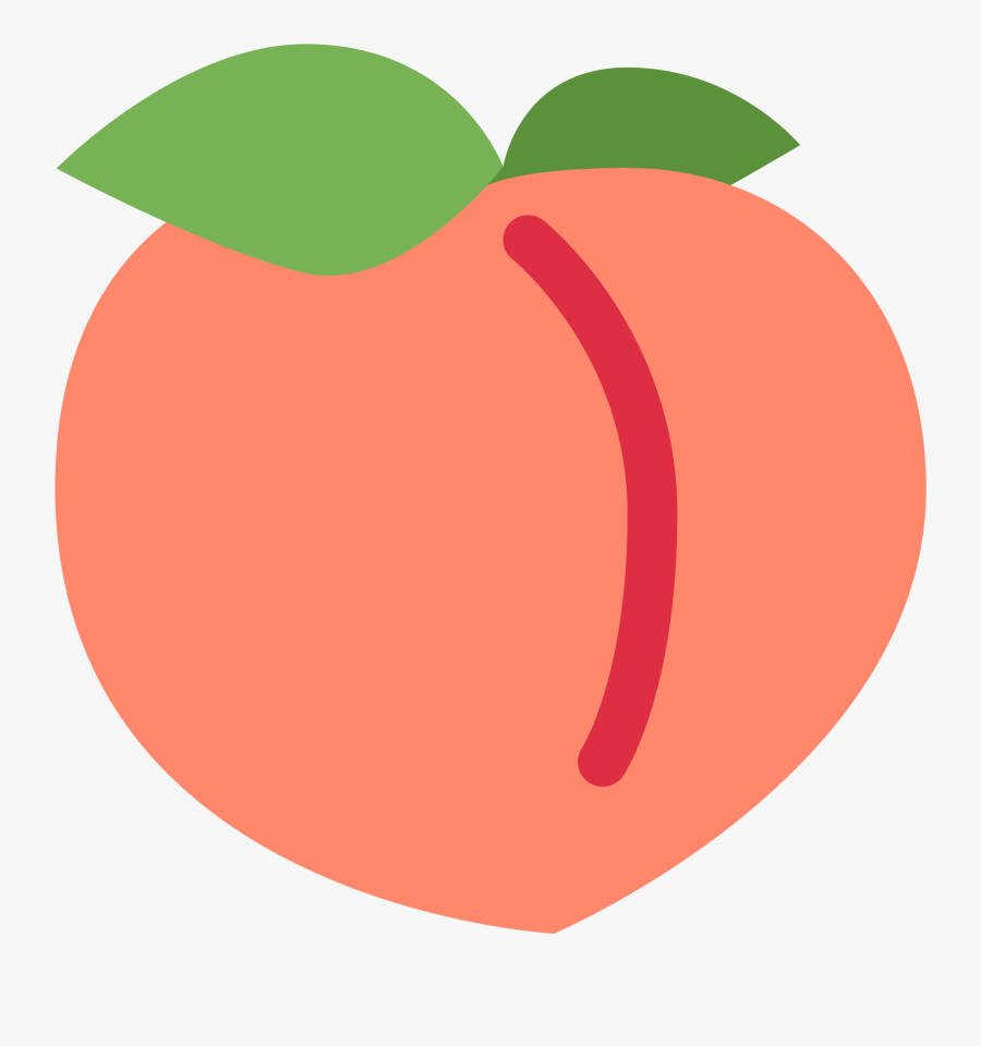 Peach Emoji With Crown Clipart Transparent Download - Transparent Background Peach Emoji, Transparent Clipart