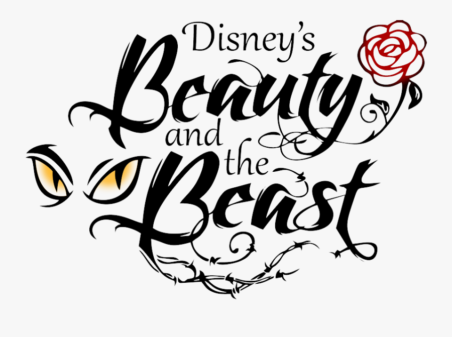 Beauty And The Beast - Calligraphy, Transparent Clipart