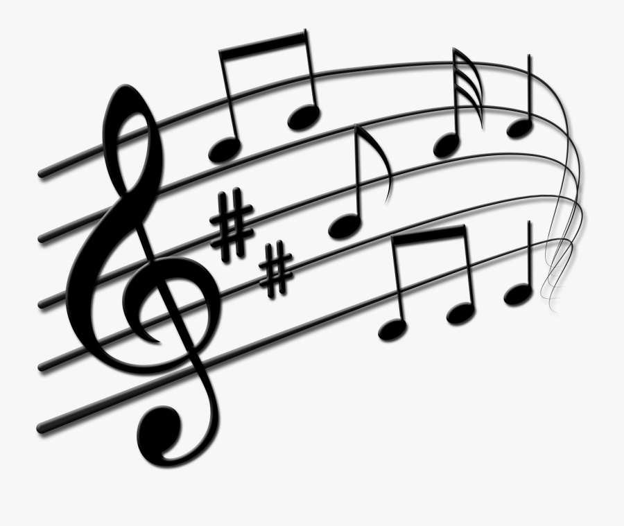 Transparent Music Notes On Staff Clipart Music Instrument Transparent