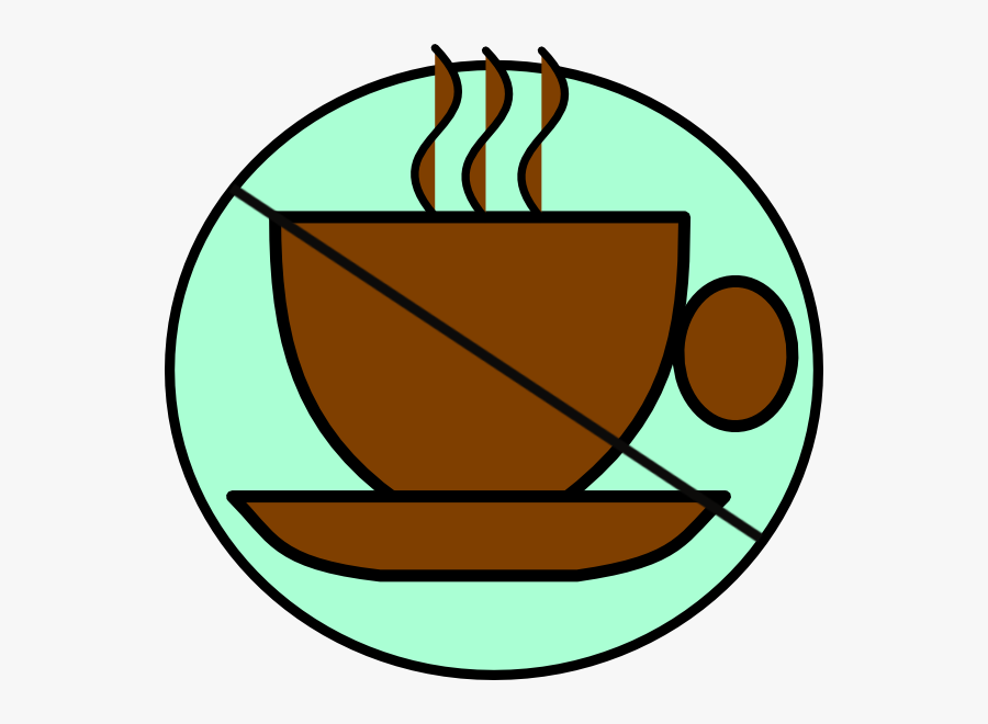 No Coffee Allowed Clip Art At Clker - Coffee Clip Art, Transparent Clipart