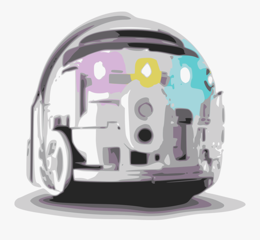 Helmet,bicycle Helmet,football Helmet - Ozobot Evo Vs Bit, Transparent Clipart