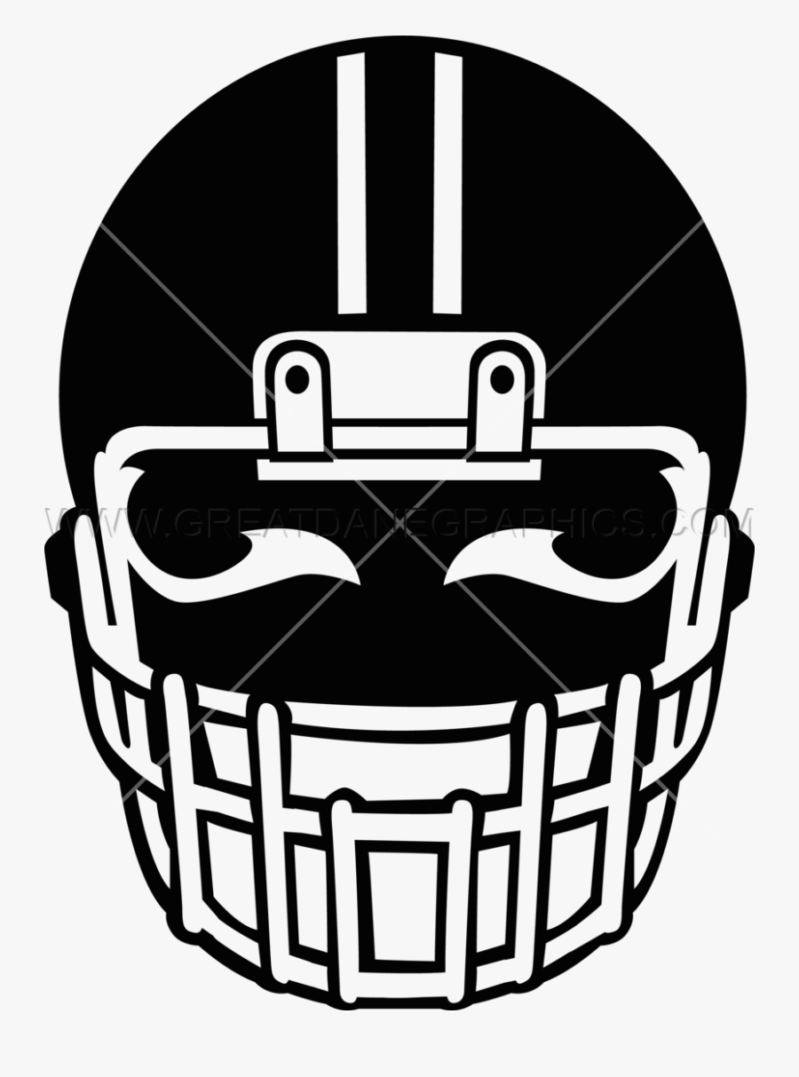 Vector Freeuse Download Black Football Helmet Clipart - Tribal Football Helmet Clipart Black And White, Transparent Clipart