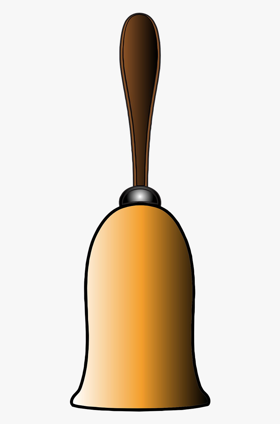 Free Clip Art "simple Bell - Bell Clipart Small, Transparent Clipart