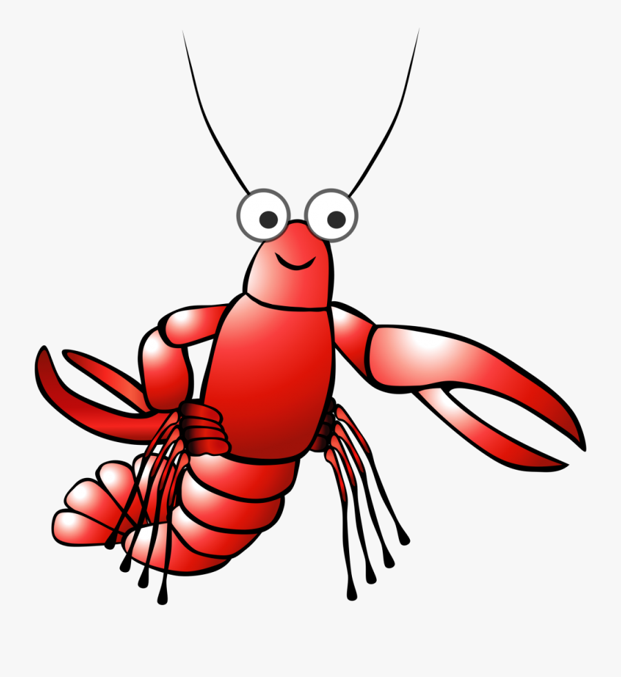 Transparent Shrimp Cartoon Transparent Png Clipart - Crawfish Clip Art, Transparent Clipart