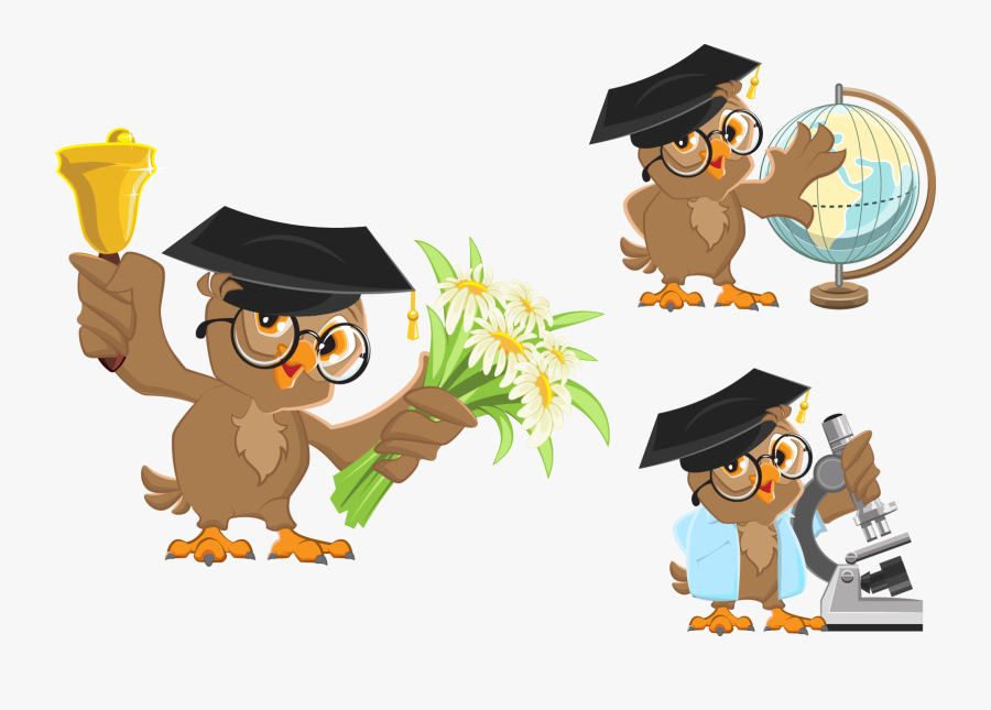 School Bell Clip Art - Imagenes De Buhos Para Recortar, Transparent Clipart