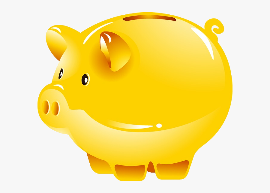 Piggy Bank Png - Yellow Piggy Bank Clipart, Transparent Clipart