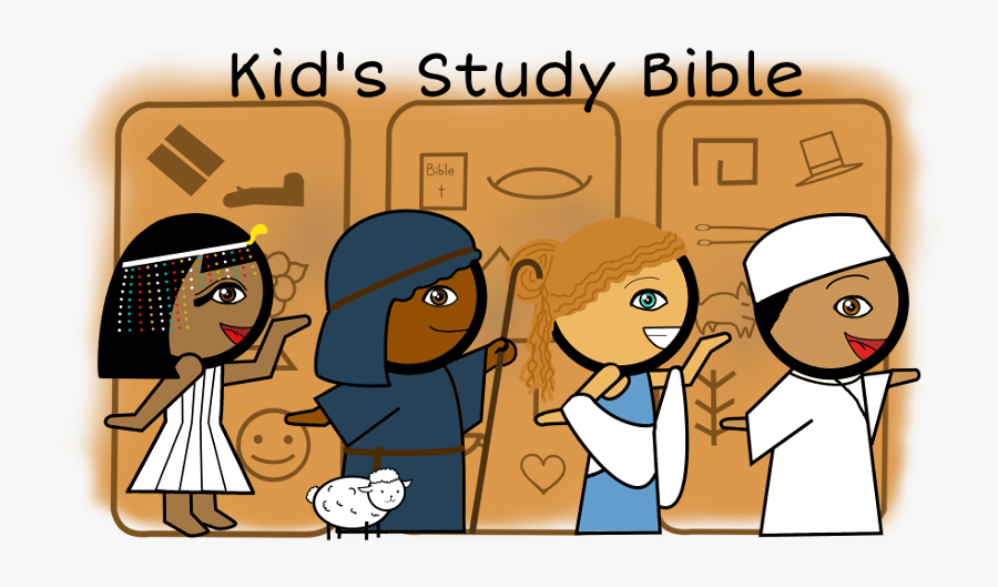 Kid"s Study Bible Provides Illustrations, Maps, Images - Cartoon, Transparent Clipart