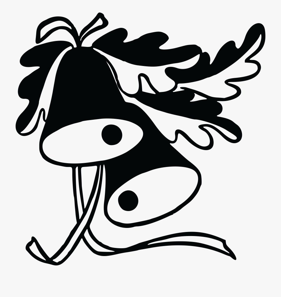 Free Clipart Of Oak Leaves And Christmas Bells - Drawing For Christmas Day, Transparent Clipart