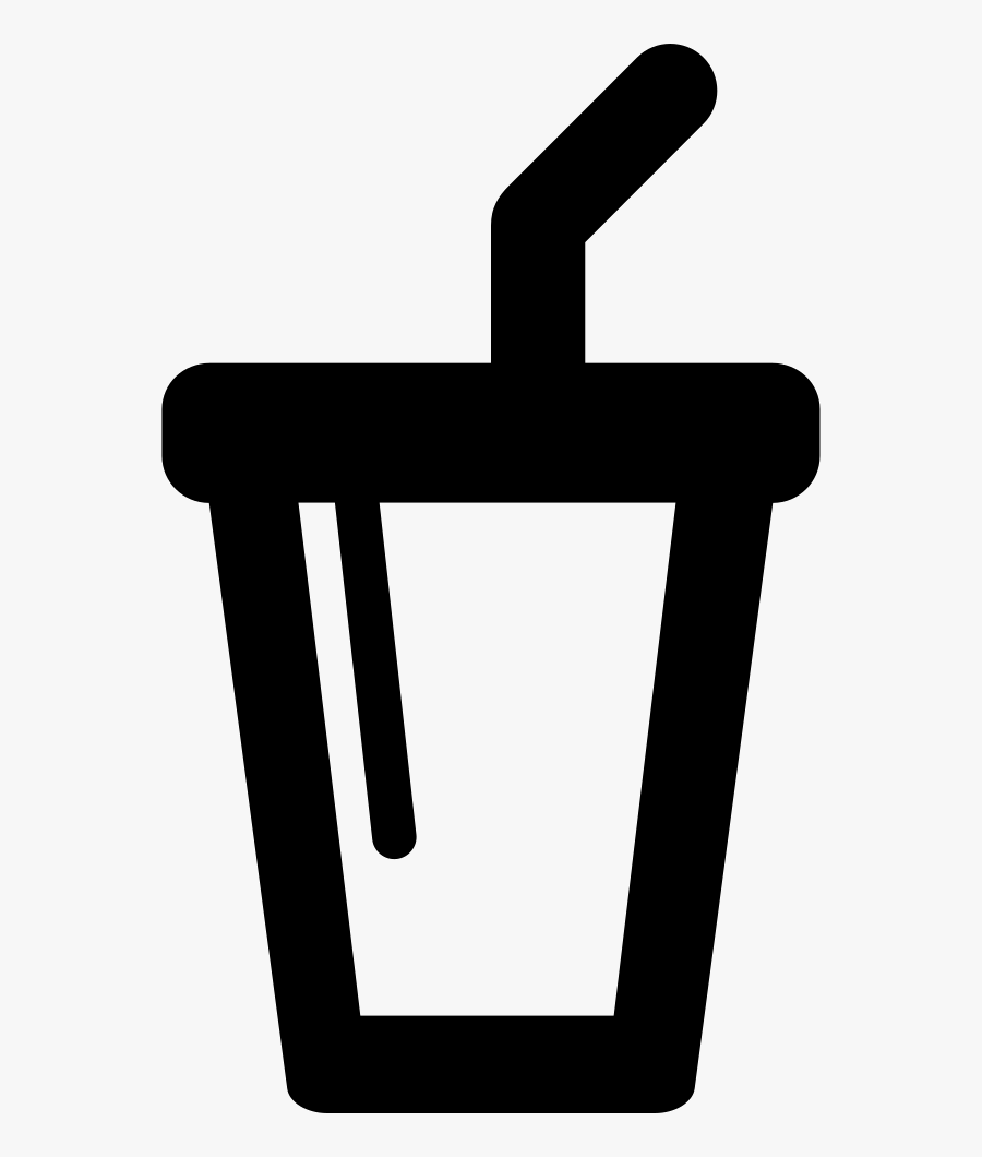 Soda Drink Glass With A Straw Svg Png Icon Free Download - Sign, Transparent Clipart