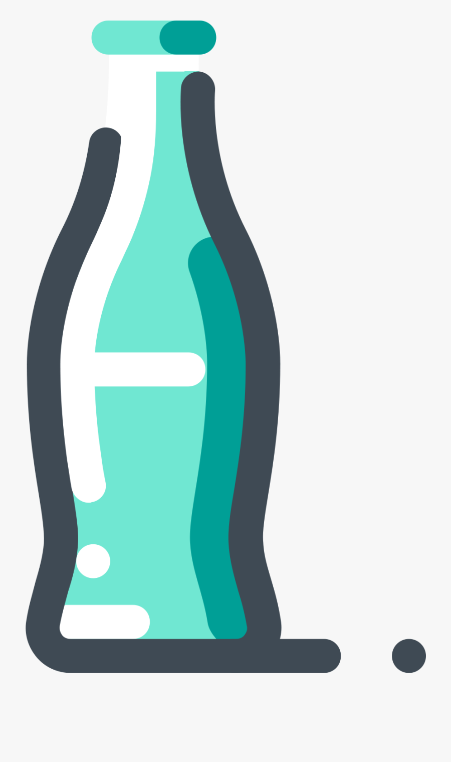 Hd Glass Soda Bottle Png - Glass Bottle, Transparent Clipart