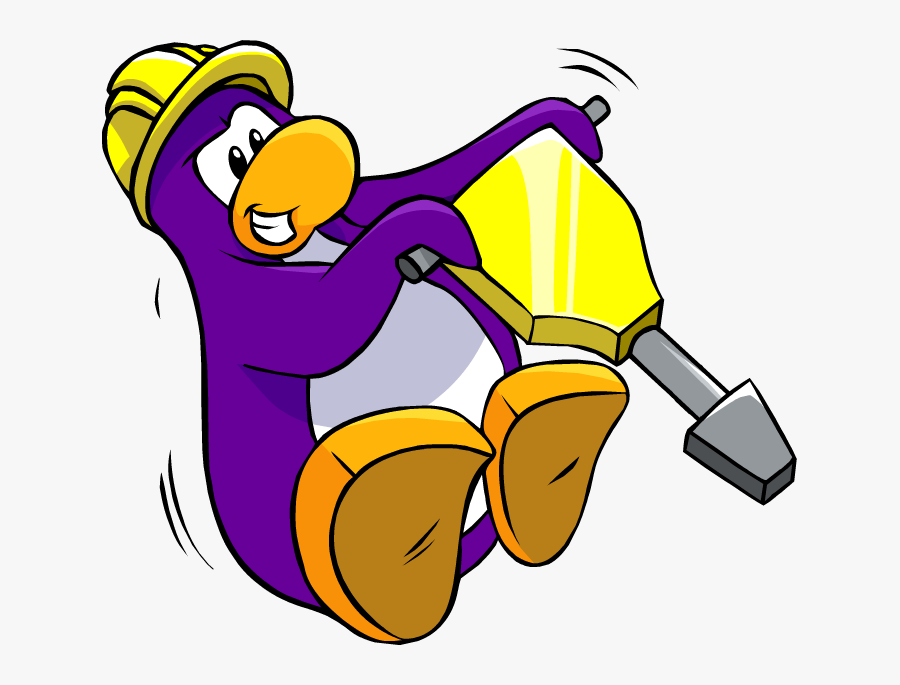 Club Penguin Wiki - Club Penguin Drill Hat, Transparent Clipart