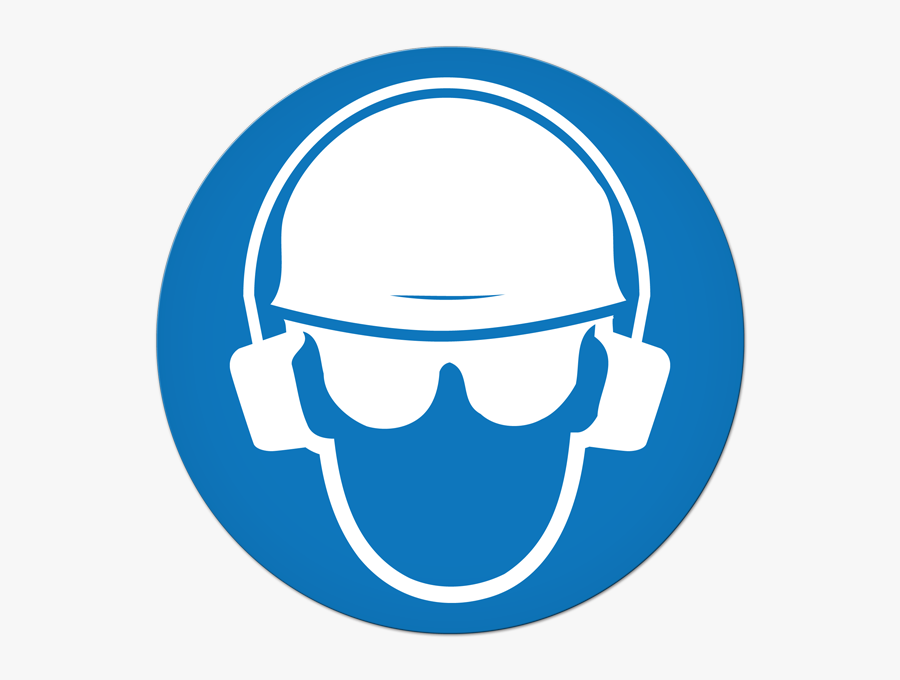 Safety Sign Ear Protection, Transparent Clipart