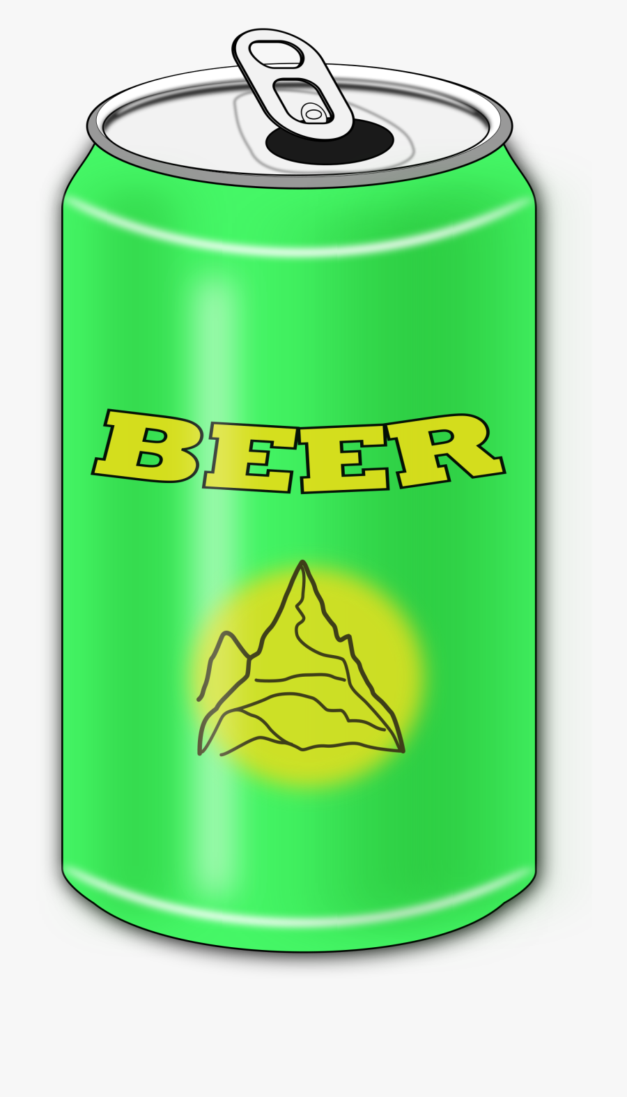 Transparent Beer Can Png Aluminum Can Clip Art Free Transparent Clipart Clipartkey