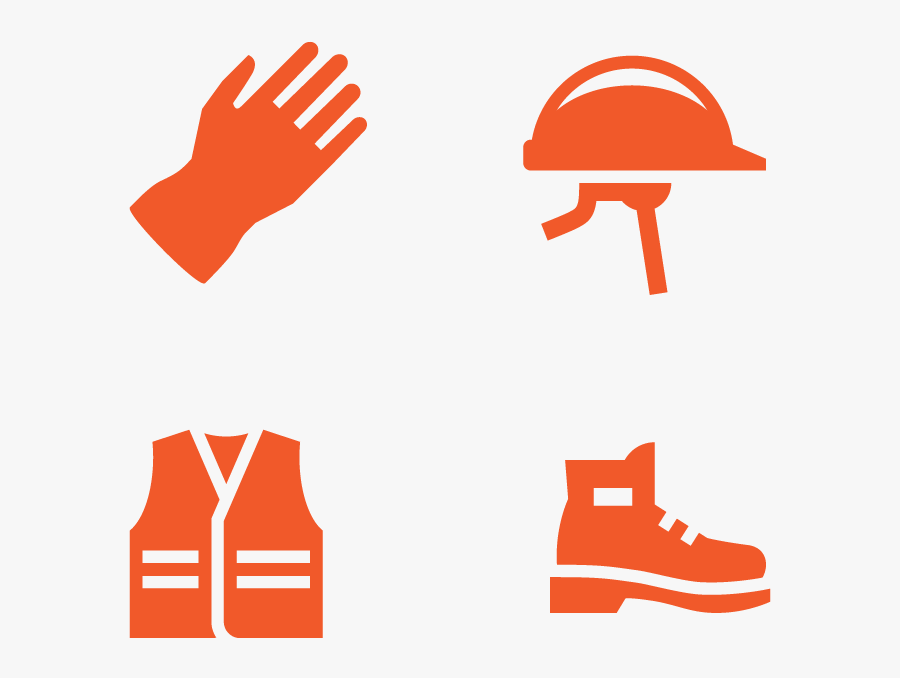 Sample Induction - Personal Protective Equipment Icons, Transparent Clipart