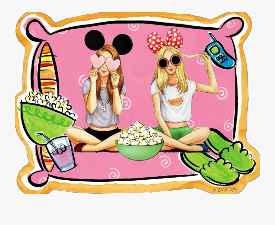 Clip Art Pajama Party , Png Download - Drawing Of Best Friend Forever, Transparent Clipart