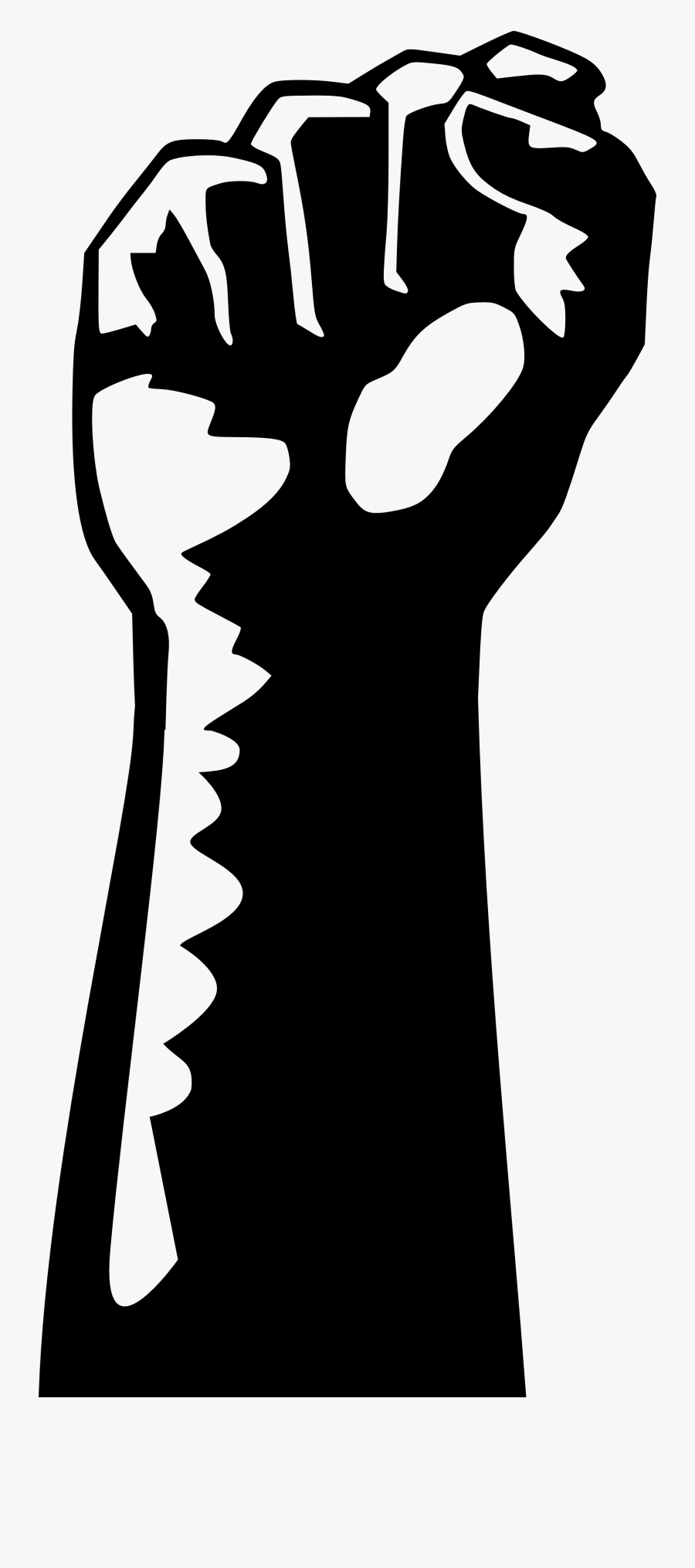 Raised Fist Clip Art - Minor Threat, Transparent Clipart