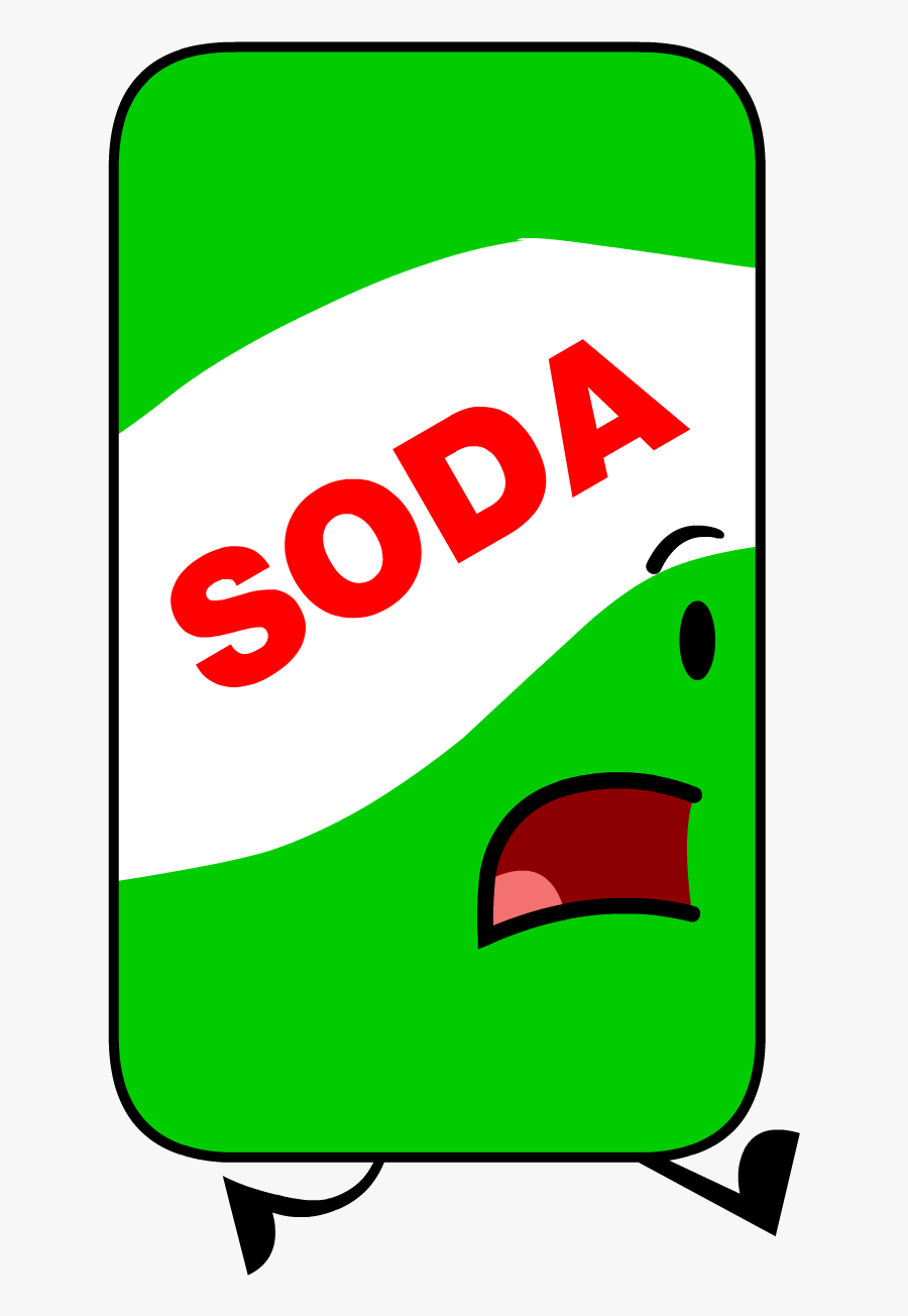 Transparent Soda Clipart - Bfdi Soda, Transparent Clipart