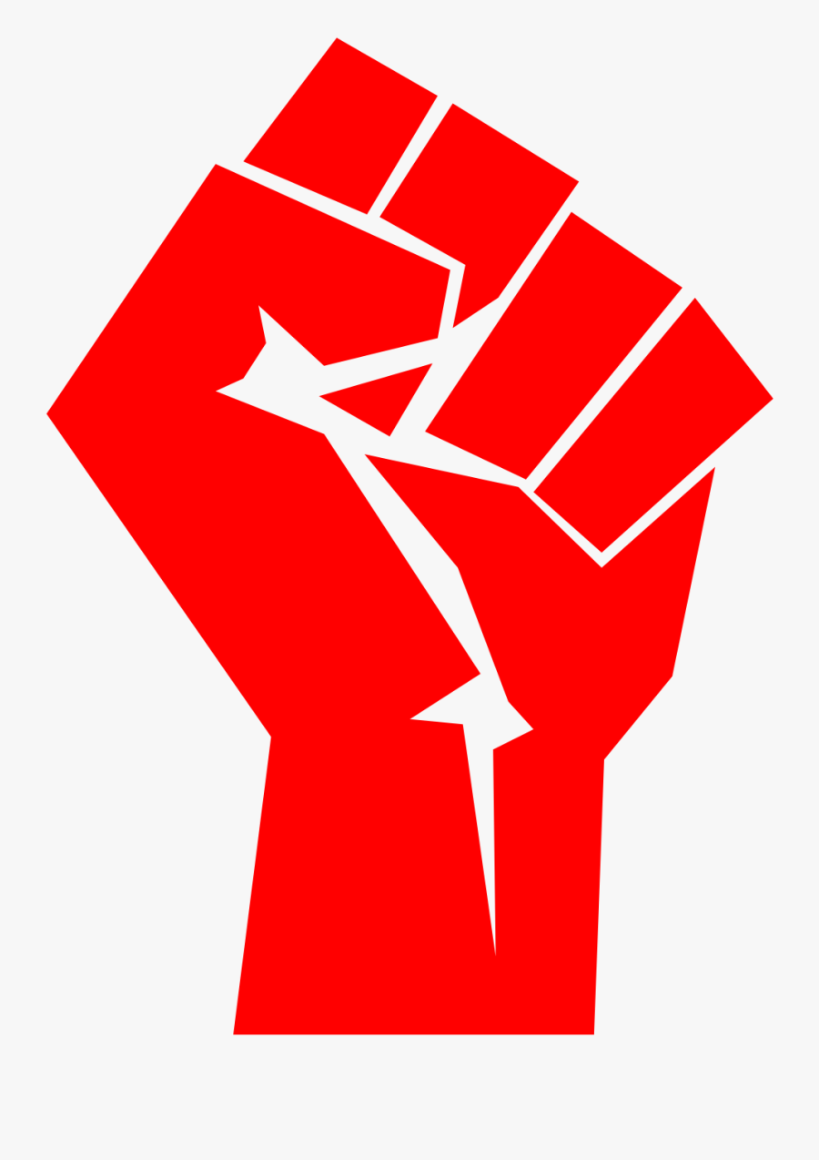 Fist Art 555px - Socialism Logo, Transparent Clipart
