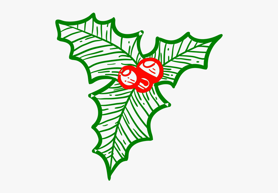 Holly Berries, Transparent Clipart