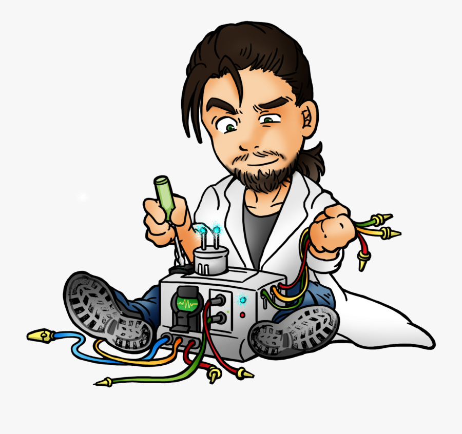Mad Scientist Cartoon Png, Transparent Clipart