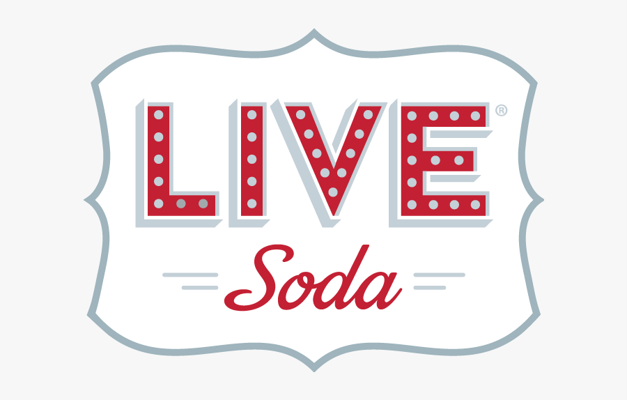 Live Soda - Label, Transparent Clipart