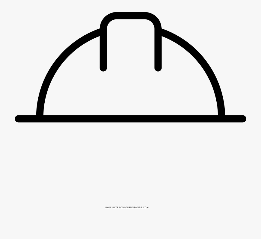 Hard Hat Coloring Page - Pag Ibig Constraction Loan, Transparent Clipart