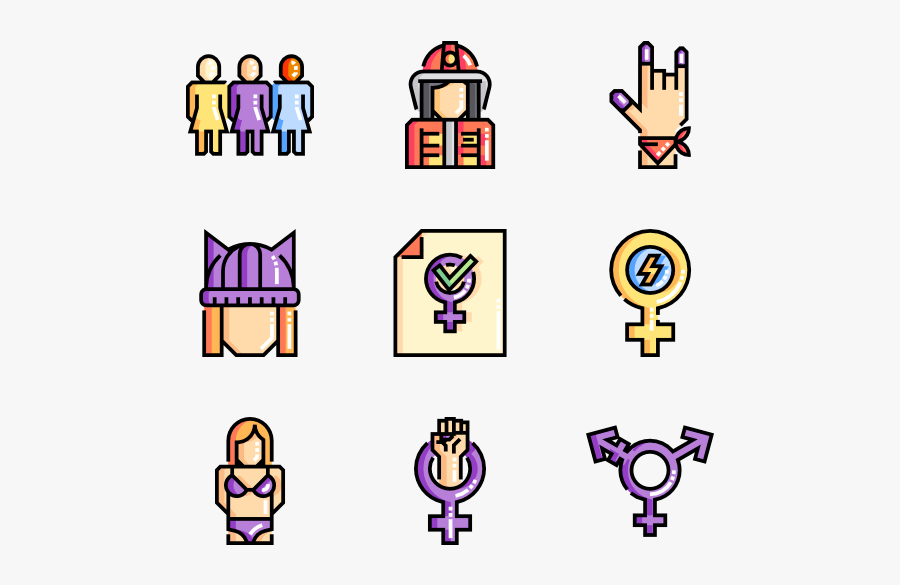 Feminism, Transparent Clipart