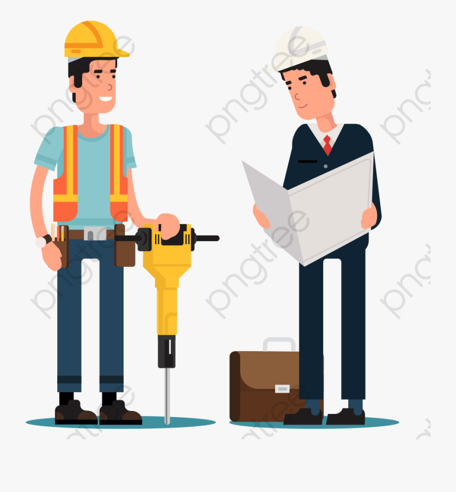 Engineers And Construction Workers - Clipart Transparent Transparent Background Engineer, Transparent Clipart