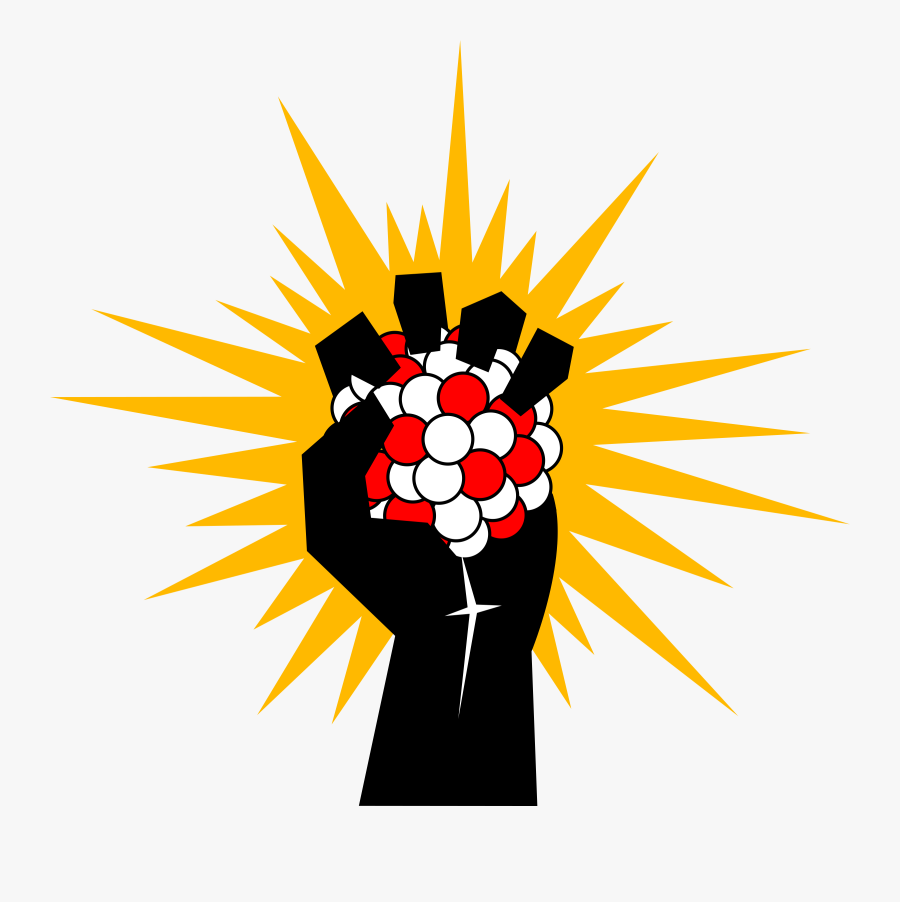 Transparent Fist Clipart - Atomic Power Clipart, Transparent Clipart