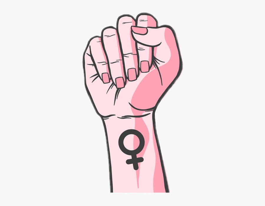 Feminist Hand, Transparent Clipart