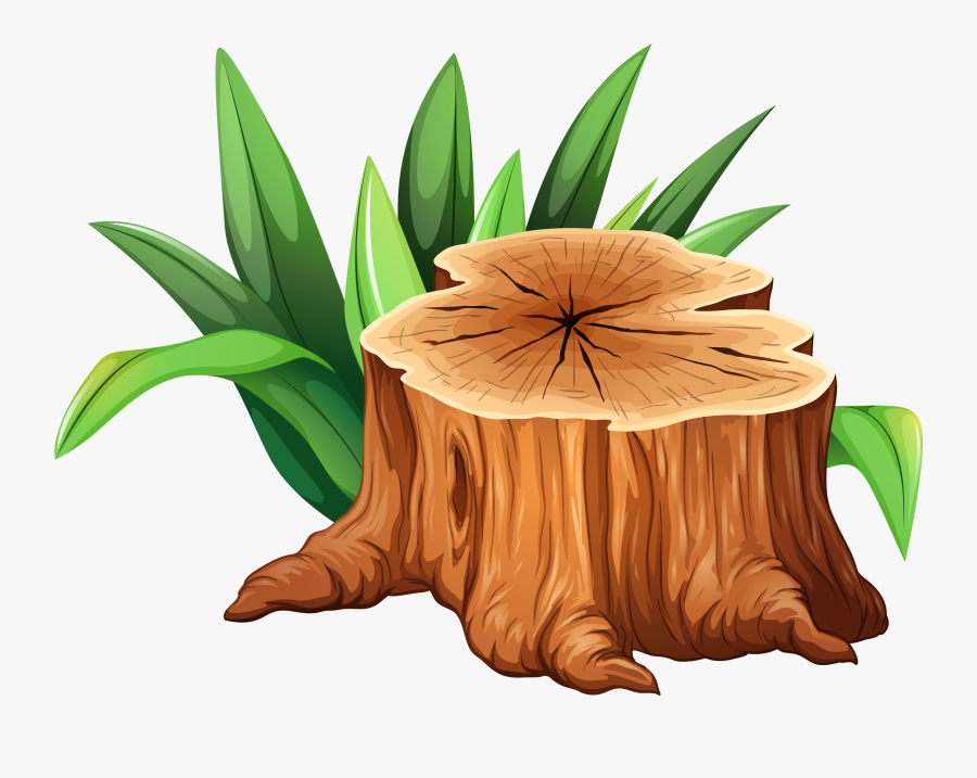 Wood Clipart Animated - Stump Clipart, Transparent Clipart
