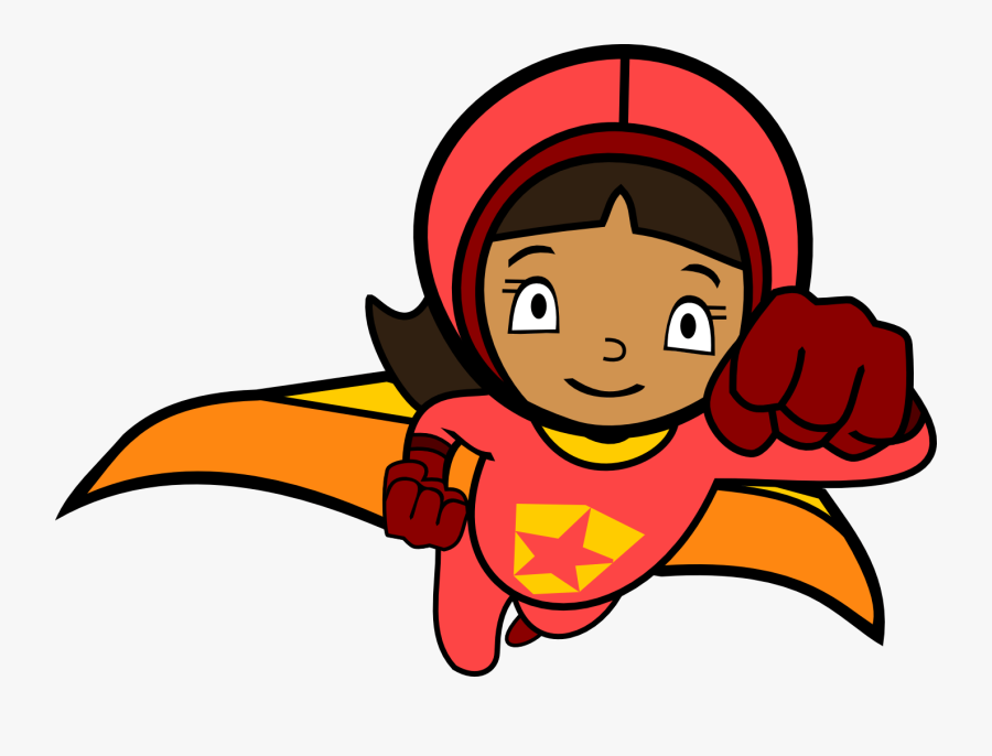 Wordgirl One Fist Forward - Word Girl Png, Transparent Clipart