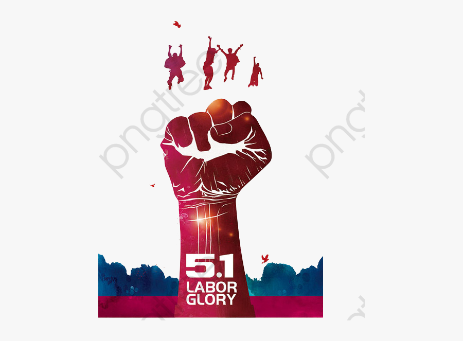 Labour Day, May Day, Labor Day, Fist Png Transparent - Labour Day Logo Png, Transparent Clipart