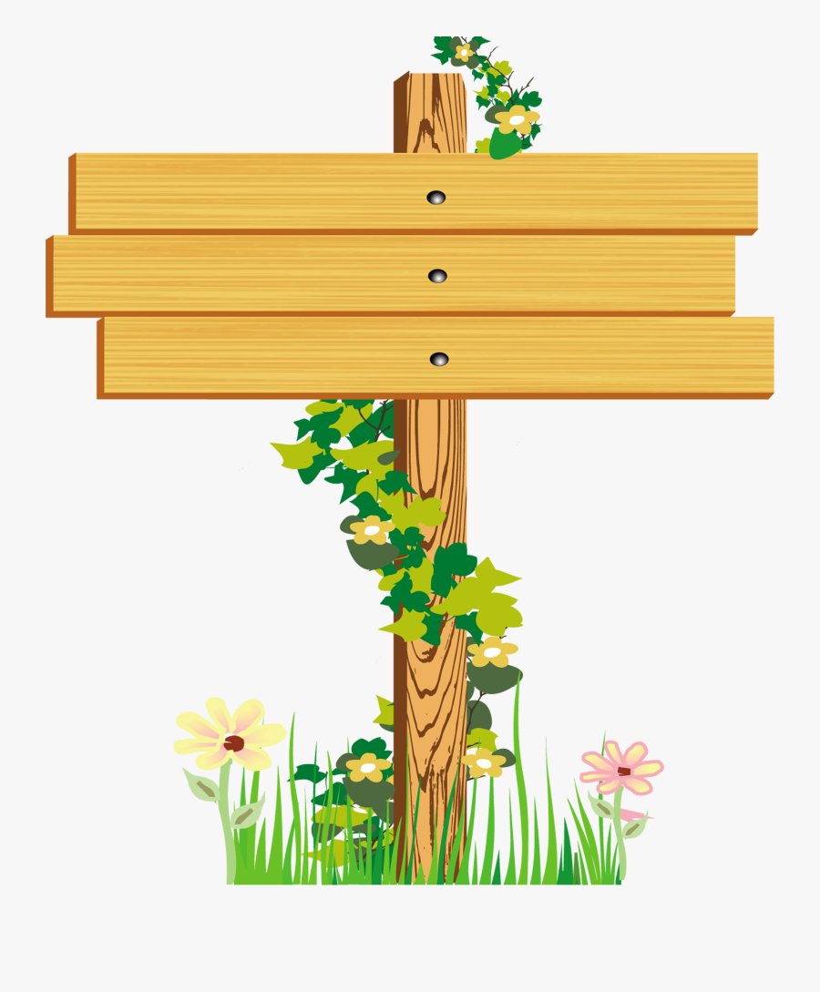 Transparent Wood Clipart - Sign Board Design Clipart Wood, Transparent Clipart