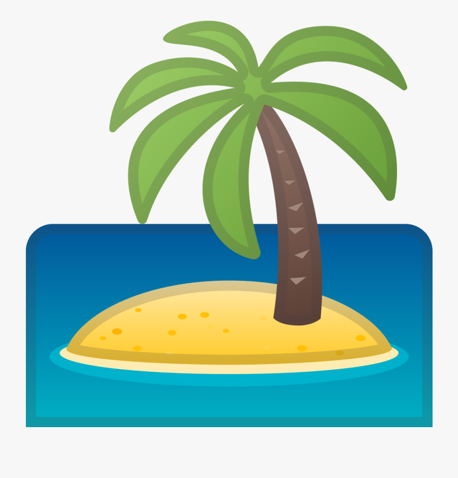 Clip Art,palm - Emoji Isla, Transparent Clipart