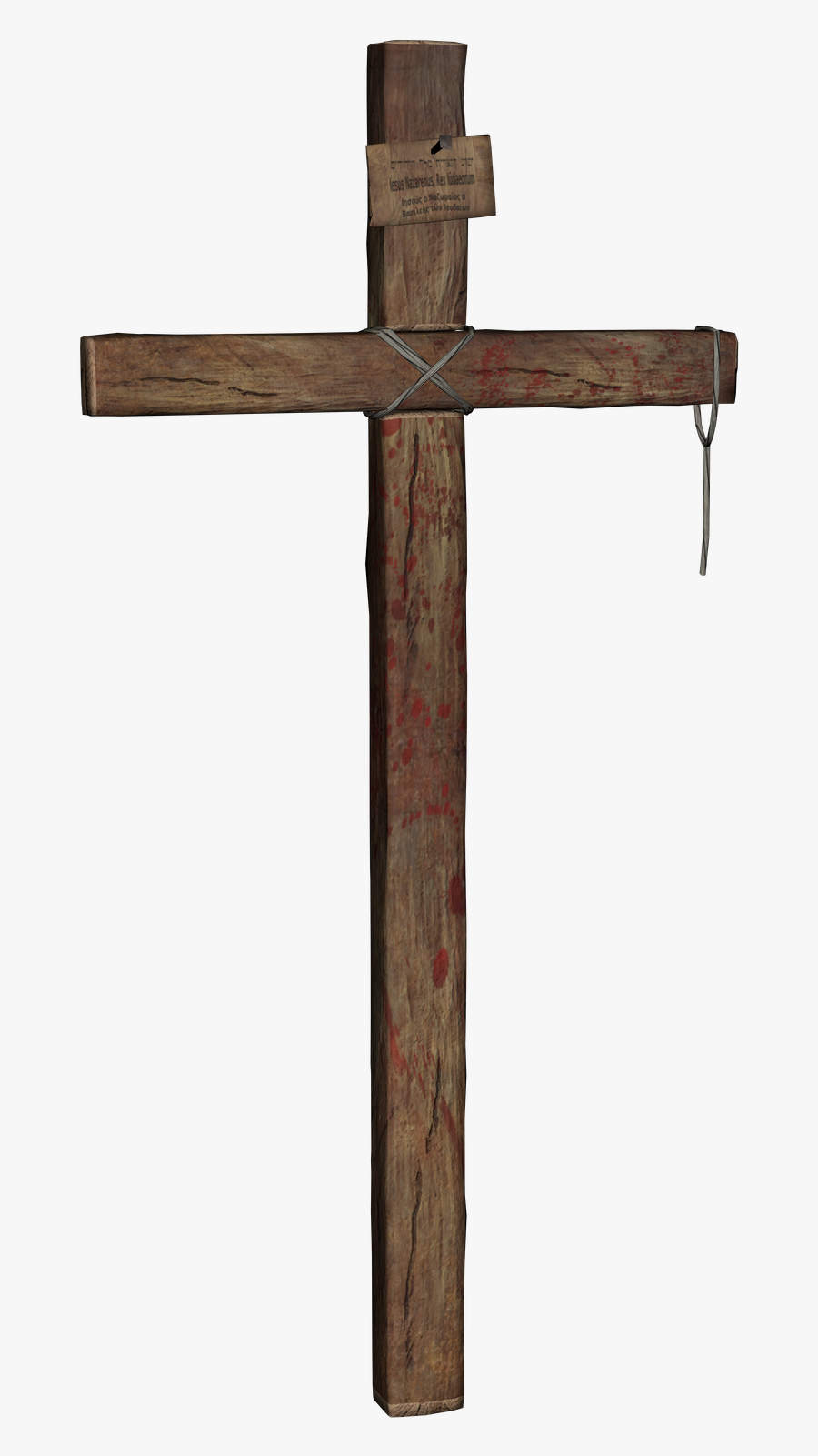 Wooden Cross - Transparent Wooden Cross Png, Transparent Clipart