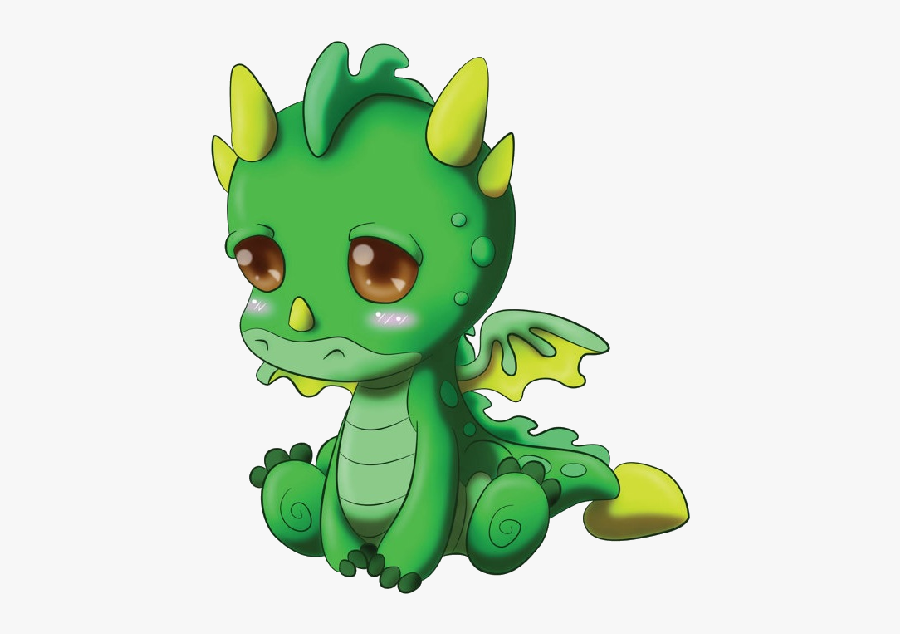 Sad Clipart Dragon - Baby Dragon Transparent Background, Transparent Clipart