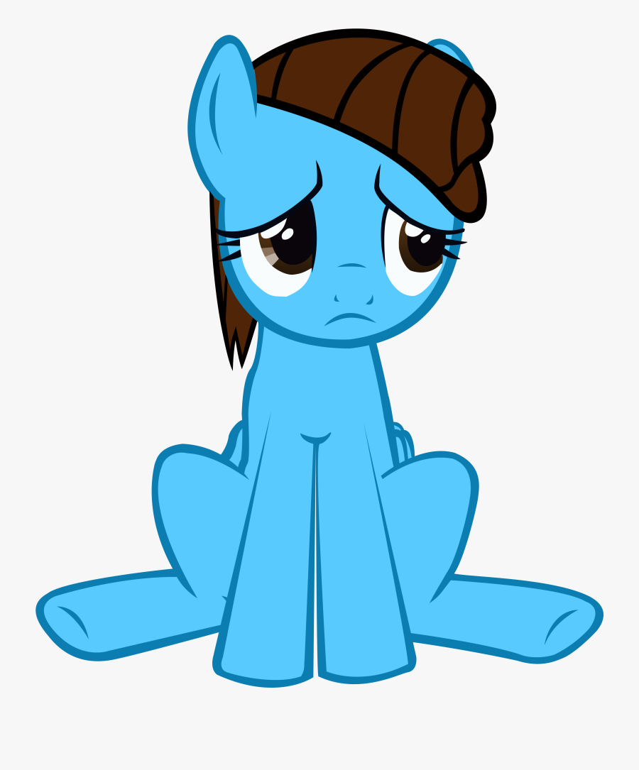 Feeling Sad Clipart - Rainbow Dash Sad Png, Transparent Clipart