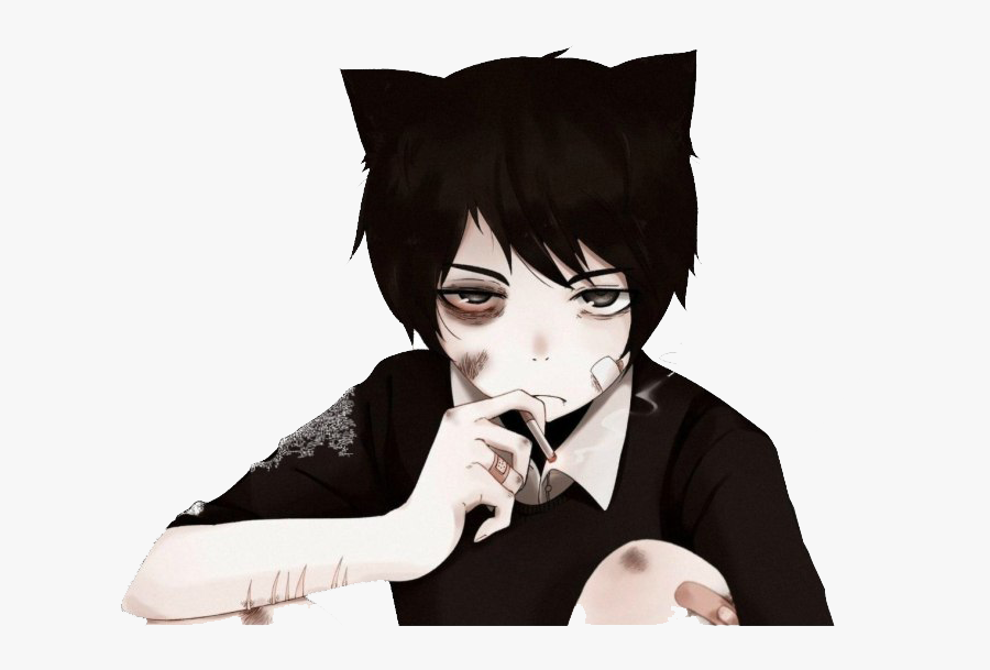 Sad Boy Png Clipart - Sad Boy Anime Png, Transparent Clipart